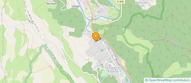 localisation de l'entreprise MONSIEUR CEDRIC PALMIER  LES BONDONS