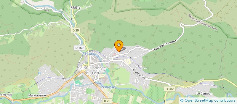 localisation de l'entreprise MONSIEUR CEDRIC PALUMBO  SAINT-HIPPOLYTE-DU-FORT