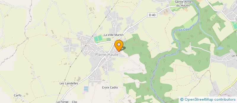 localisation de l'entreprise MONSIEUR CEDRIC PANSARD  PLAINE-HAUTE