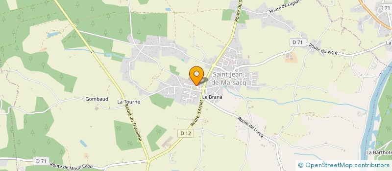 localisation de l'entreprise MONSIEUR CEDRIC PAQUET  SAINT-JEAN-DE-MARSACQ