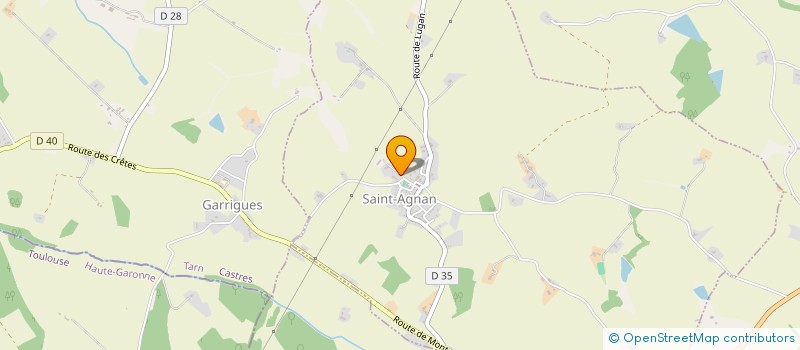 localisation de l'entreprise MONSIEUR CEDRIC PARAYRE à SAINT-AGNAN