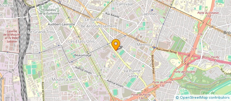 localisation de l'entreprise MONSIEUR CEDRIC PARRAIN  LYON