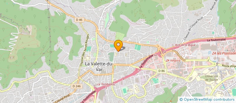 localisation de l'entreprise MONSIEUR CEDRIC PASQUET  LA VALETTE-DU-VAR