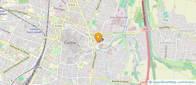 localisation de l'entreprise MONSIEUR CEDRIC-PASQUIN ALBERTINI à COLMAR