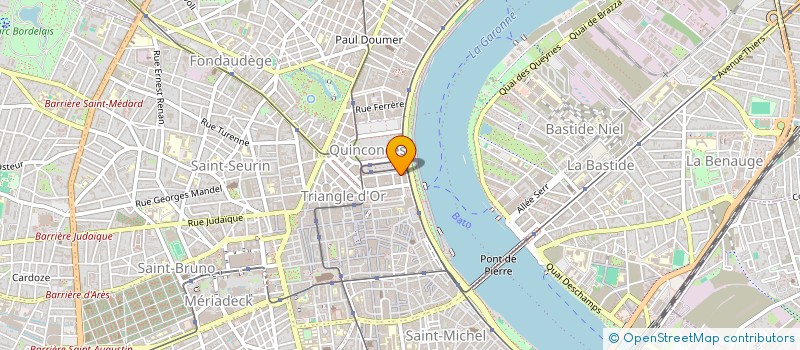 localisation de l'entreprise MONSIEUR CEDRIC PASSARET  BORDEAUX