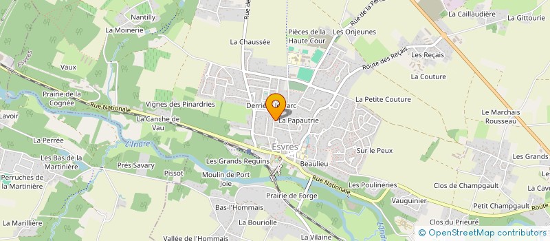 localisation de l'entreprise MONSIEUR CEDRIC PATRIN  ESVRES