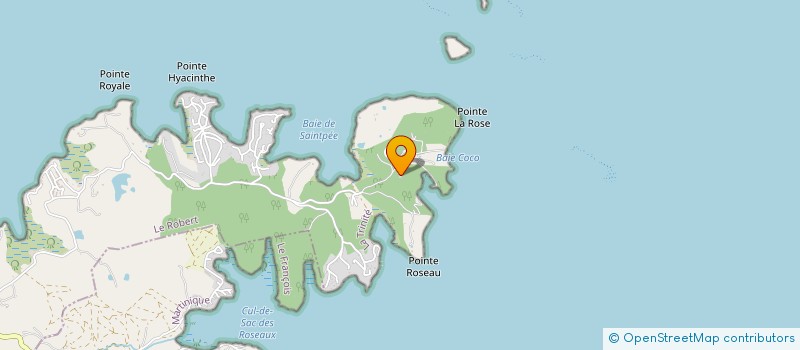 localisation de l'entreprise MONSIEUR CEDRIC PAU à LE ROBERT