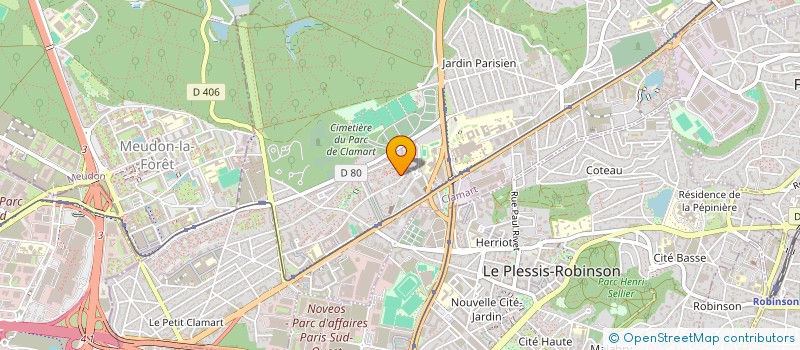 localisation de l'entreprise MONSIEUR CEDRIC-PAUL BACH à CLAMART