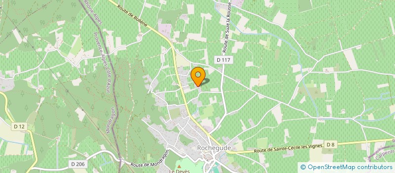 localisation de l'entreprise MONSIEUR CEDRIC PECOULT  ROCHEGUDE