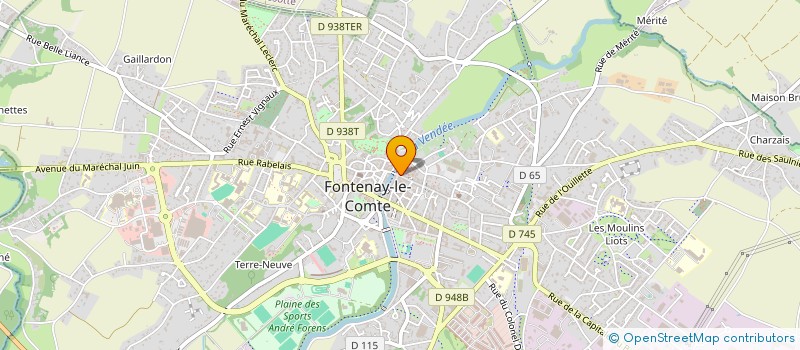 localisation de l'entreprise MONSIEUR CEDRIC PEDEAU à FONTENAY-LE-COMTE