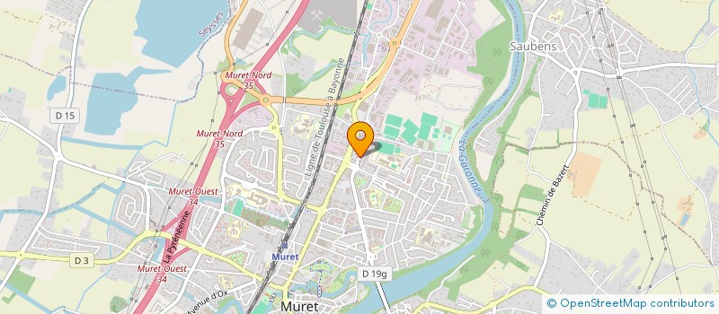 localisation de l'entreprise MONSIEUR CEDRIC PEDRAZA GORDILLO  MURET