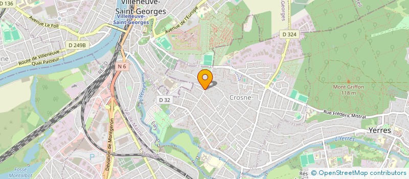 localisation de l'entreprise MONSIEUR CEDRIC PEDRINI  CROSNE