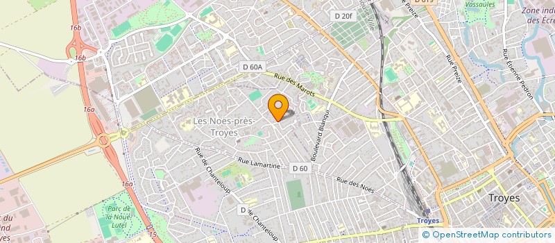 localisation de l'entreprise MONSIEUR CEDRIC PEILLET  LES NOES-PRES-TROYES