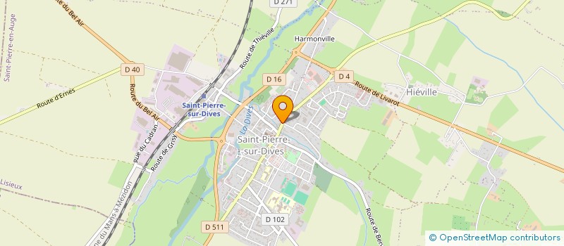 localisation de l'entreprise MONSIEUR CEDRIC PELHATE  SAINT-PIERRE-EN-AUGE