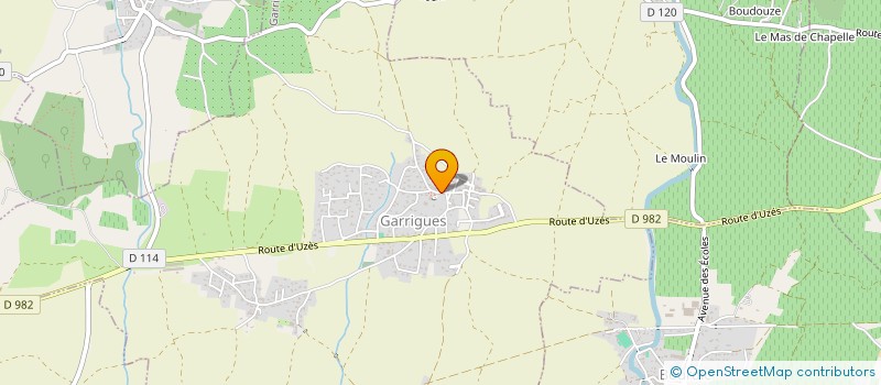 localisation de l'entreprise MONSIEUR CEDRIC PELISSIER  GARRIGUES-SAINTE-EULALIE