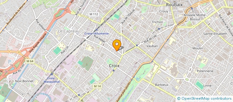 localisation de l'entreprise MONSIEUR CEDRIC PELLEGRINI à CROIX