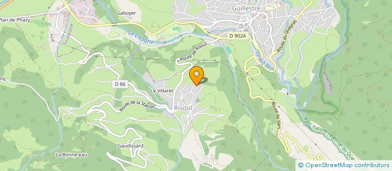 localisation de l'entreprise MONSIEUR CEDRIC PELLETIER  EYGLIERS