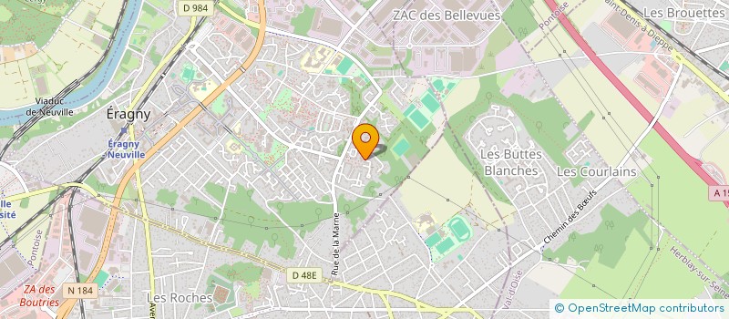 localisation de l'entreprise MONSIEUR CEDRIC PELLITERO  ERAGNY