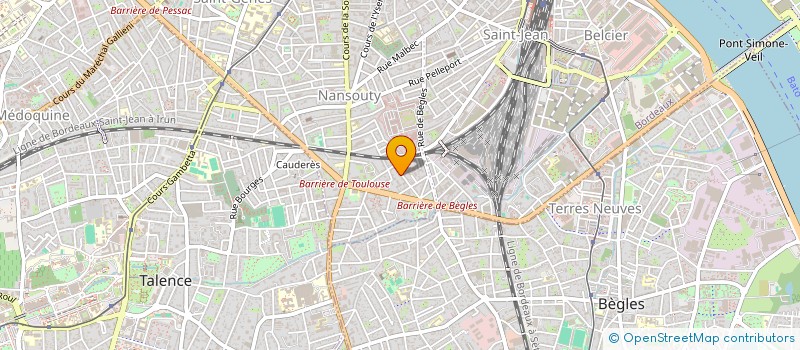 localisation de l'entreprise MONSIEUR CEDRIC PENNETIER à BORDEAUX