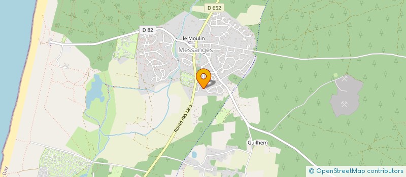 localisation de l'entreprise MONSIEUR CEDRIC PEREZ  MESSANGES