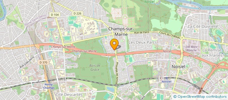 localisation de l'entreprise MONSIEUR CEDRIC PERION à CHAMPS-SUR-MARNE
