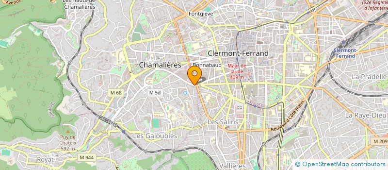 localisation de l'entreprise MONSIEUR CEDRIC PERNET  CHAMALIERES