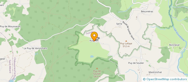 localisation de l'entreprise MONSIEUR CEDRIC PERPILLOU à SUSSAC