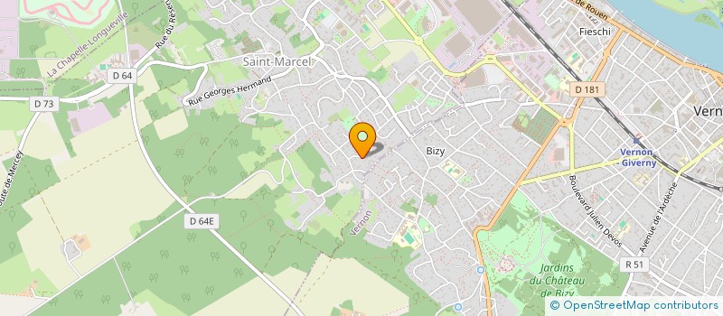 localisation de l'entreprise MONSIEUR CEDRIC PERRE  SAINT-MARCEL