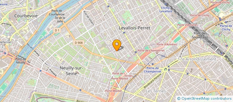 localisation de l'entreprise MONSIEUR CEDRIC PERREN à LEVALLOIS-PERRET
