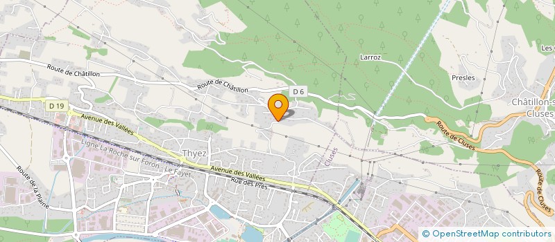 localisation de l'entreprise MONSIEUR CEDRIC PERRET à THYEZ