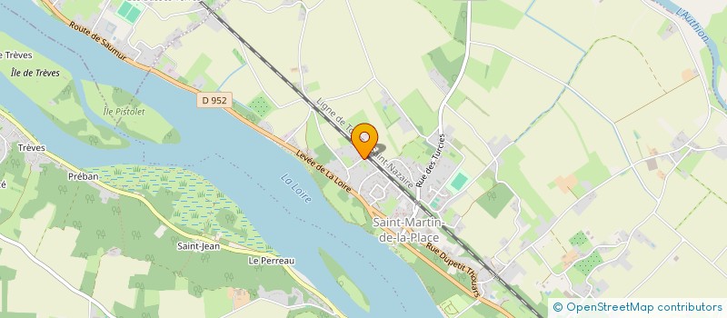 localisation de l'entreprise MONSIEUR CEDRIC PESCHETEAU  GENNES-VAL-DE-LOIRE