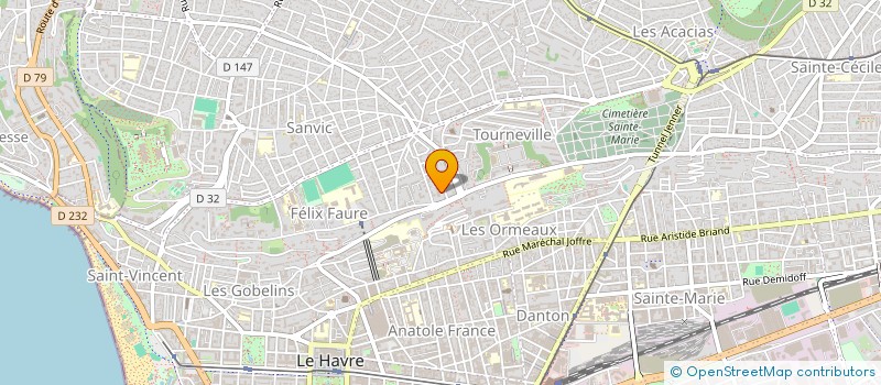 localisation de l'entreprise MONSIEUR CEDRIC PETIT à LE HAVRE