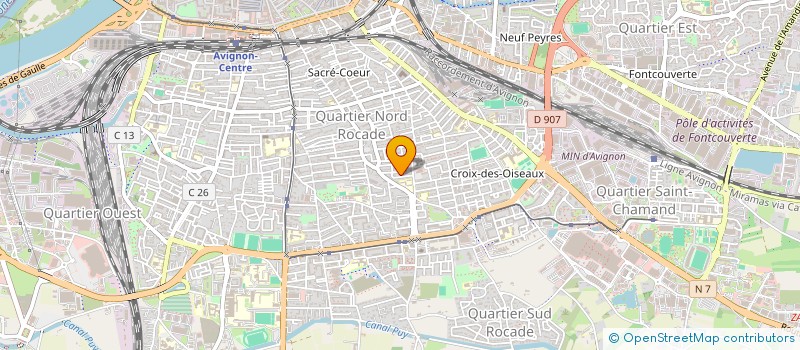 localisation de l'entreprise MONSIEUR CEDRIC PETRE  AVIGNON