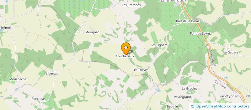 localisation de l'entreprise MONSIEUR CEDRIC PEYTOUT à SAINT-PERDOUX