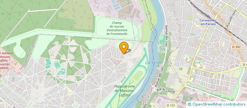 localisation de l'entreprise MONSIEUR CEDRIC PHILIPPE  MAISONS-LAFFITTE