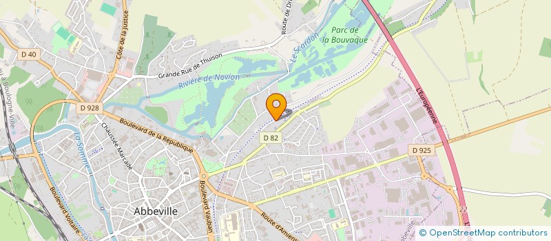 localisation de l'entreprise MONSIEUR CEDRIC PHILIPPE FOUACHE à ABBEVILLE