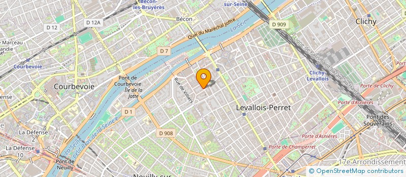 localisation de l'entreprise MONSIEUR CEDRIC PHILIPPON à LEVALLOIS-PERRET