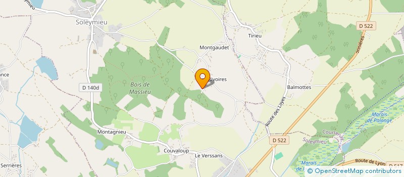 localisation de l'entreprise MONSIEUR CEDRIC PICARD  SOLEYMIEU