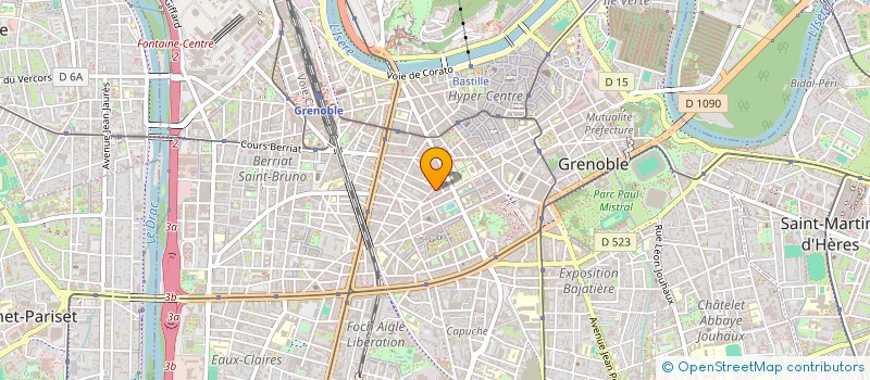 localisation de l'entreprise MONSIEUR CEDRIC PICAUD à GRENOBLE