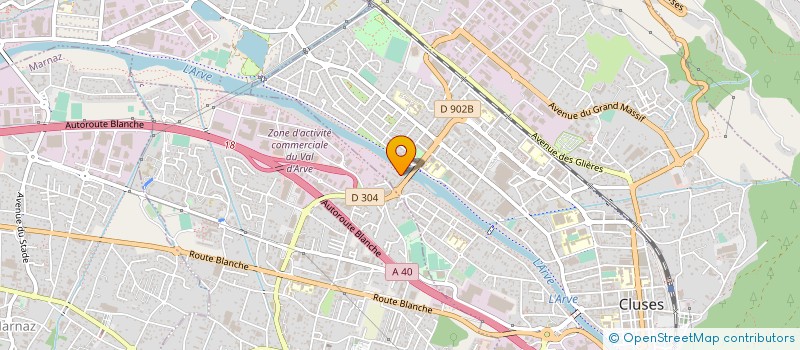 localisation de l'entreprise MONSIEUR CEDRIC PIERIN  CLUSES