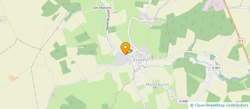 localisation de l'entreprise MONSIEUR CEDRIC PIERRE  ESSISES