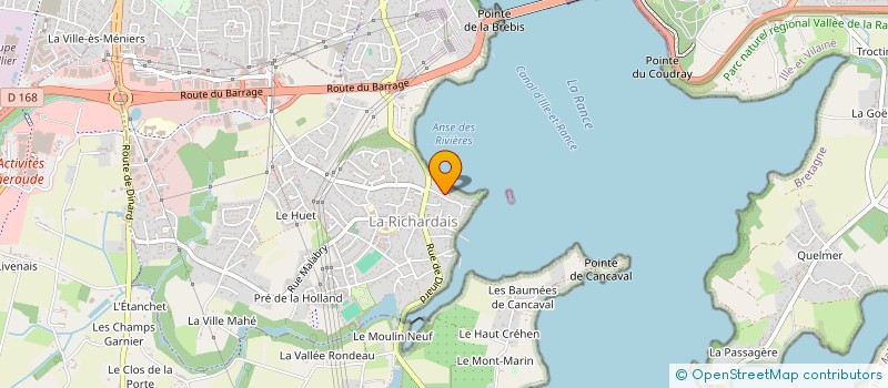 localisation de l'entreprise MONSIEUR CEDRIC PIETRACQUA  LA RICHARDAIS