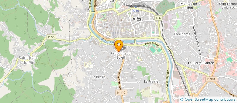 localisation de l'entreprise MONSIEUR CEDRIC PILISI à ALES