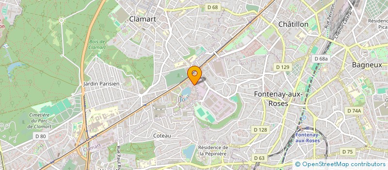 localisation de l'entreprise MONSIEUR CEDRIC PINCHON à CLAMART