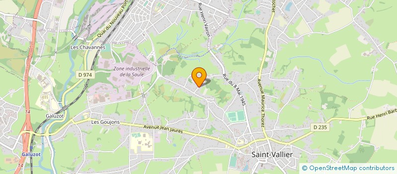 localisation de l'entreprise MONSIEUR CEDRIC PINDON  SAINT-VALLIER