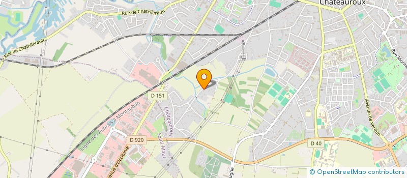 localisation de l'entreprise MONSIEUR CEDRIC PINON à CHATEAUROUX
