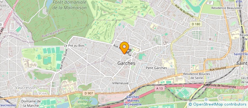 localisation de l'entreprise MONSIEUR CEDRIC PINTO à GARCHES