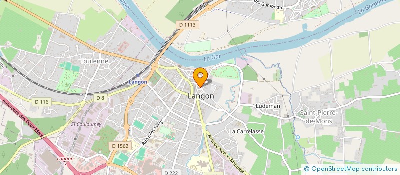 localisation de l'entreprise MONSIEUR CEDRIC PINTO  LANGON