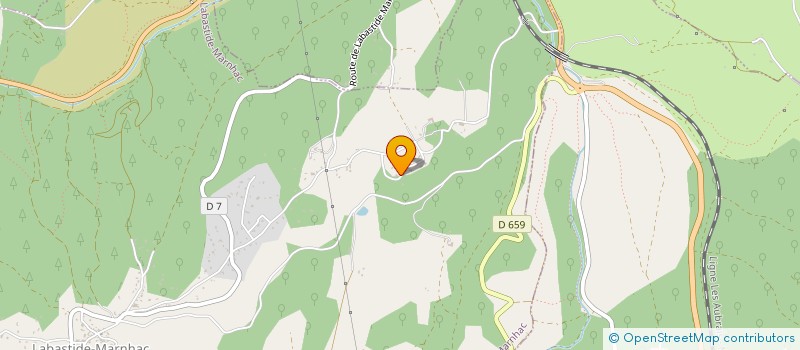 localisation de l'entreprise MONSIEUR CEDRIC PIOLOT  LABASTIDE-MARNHAC