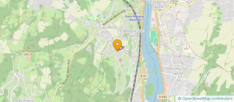 localisation de l'entreprise MONSIEUR CEDRIC PIVOT  ALBIGNY-SUR-SAONE